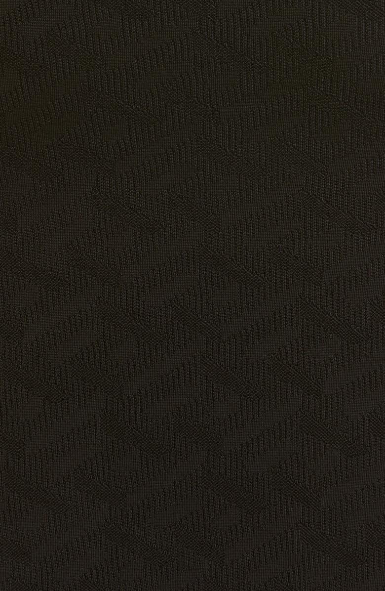 Versace Medusa Embellished La Greca Jacquard Knit Minidress, Alternate, color,