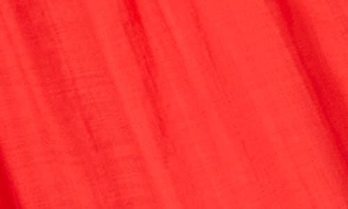 Vince Camuto Off The Shoulder Tiered Maxi Dress In Cayenne