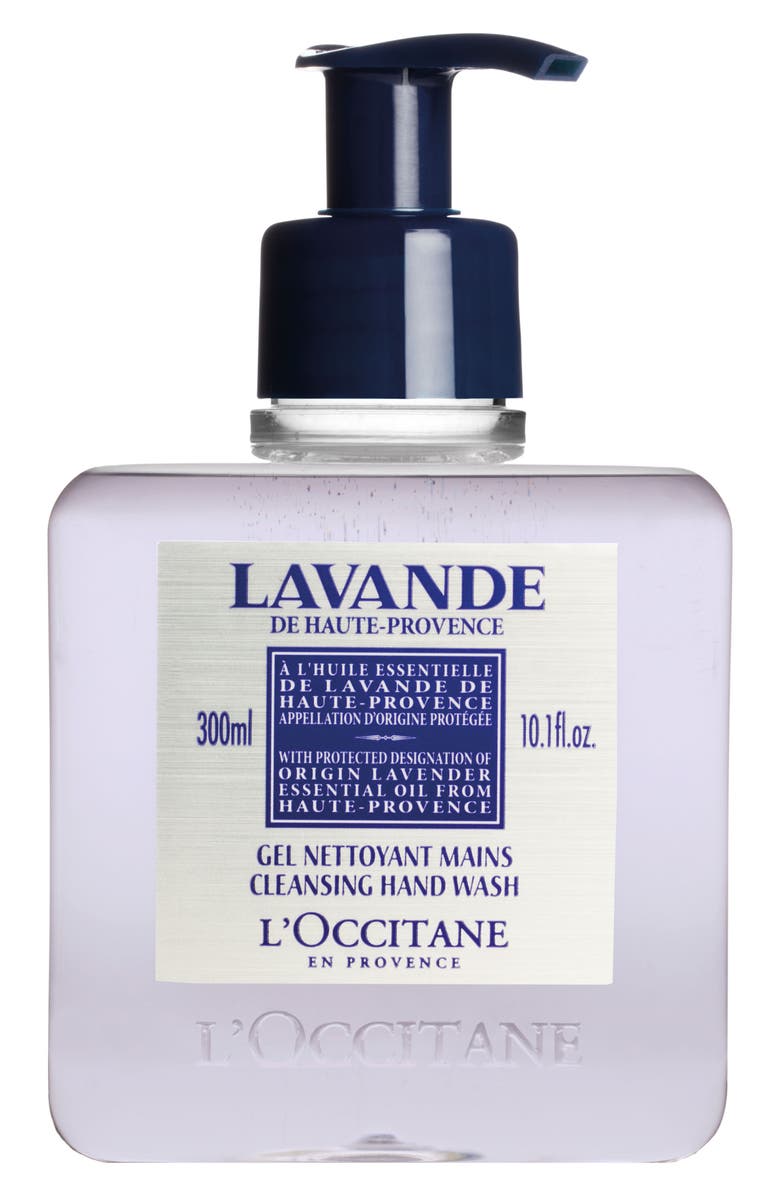 L'Occitane Lavender Cleansing Hand Wash, Main, color,