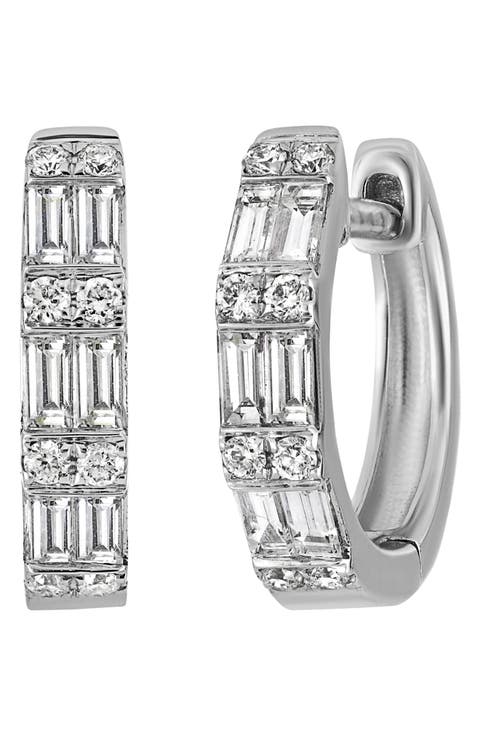 Gatsby Diamond Huggie Hoop Earrings (Nordstrom Exclusive)