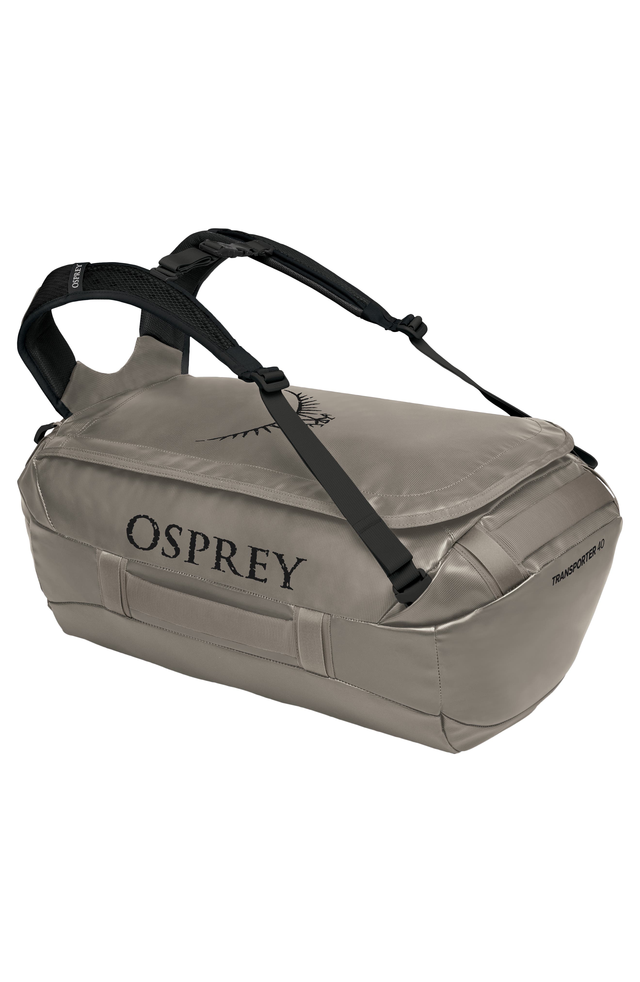 Transporter 40-Liter Duffle Backpack, Alternate, color, TAN CONCRETE