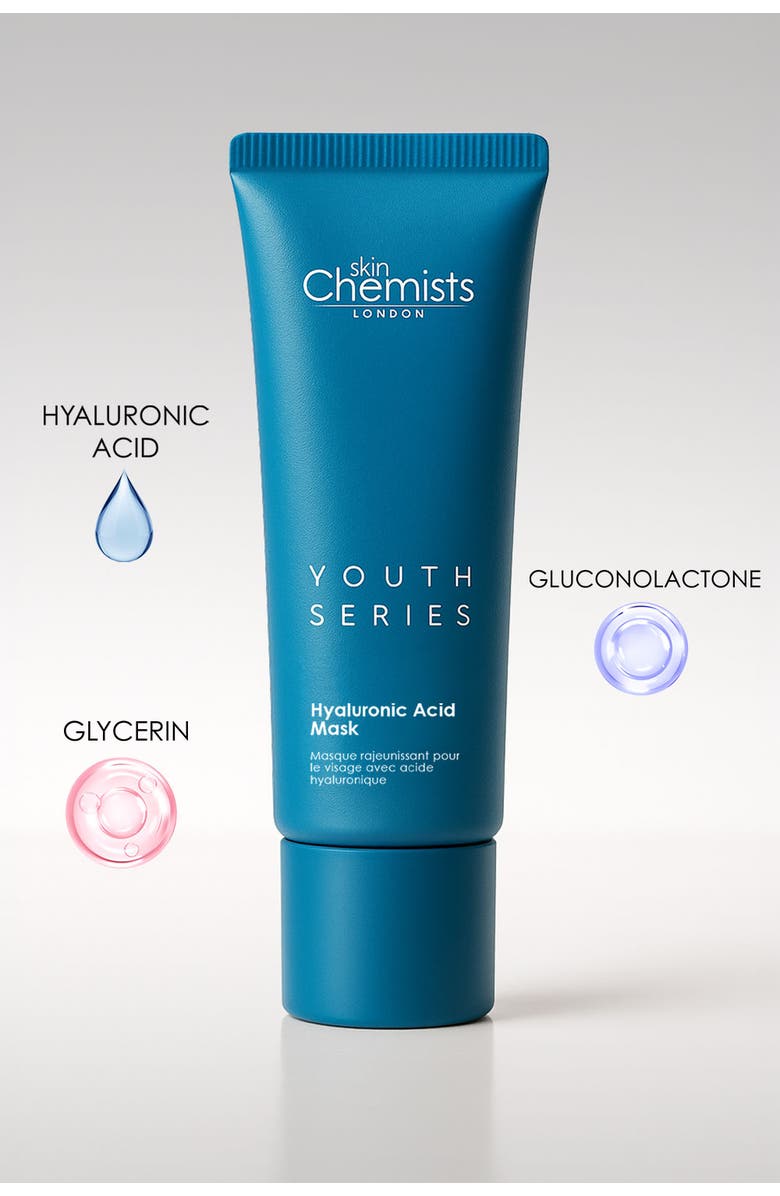 SKINCHEMISTS Youth Series 1% Hyaluronic Acid Mask 50ml, Alternate, color, White
