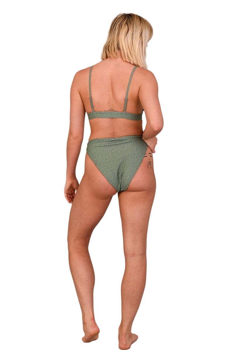 OOSC Sahara Sage Boost 'Em Up Bikini Top, Alternate, color, Sage
