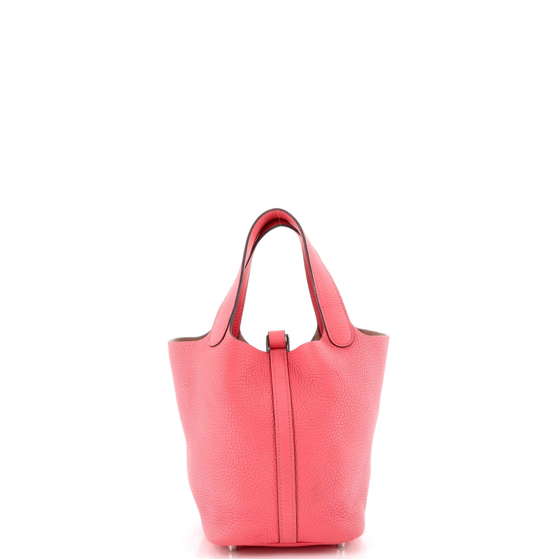 Pre-Owned Hermes Picotin Lock Bag Clemence PM, Alternate, color, Rose Azalee