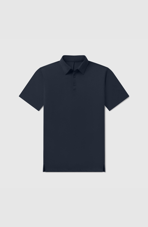 Jack Archer Jetsetter Tech Performance Polo In Black
