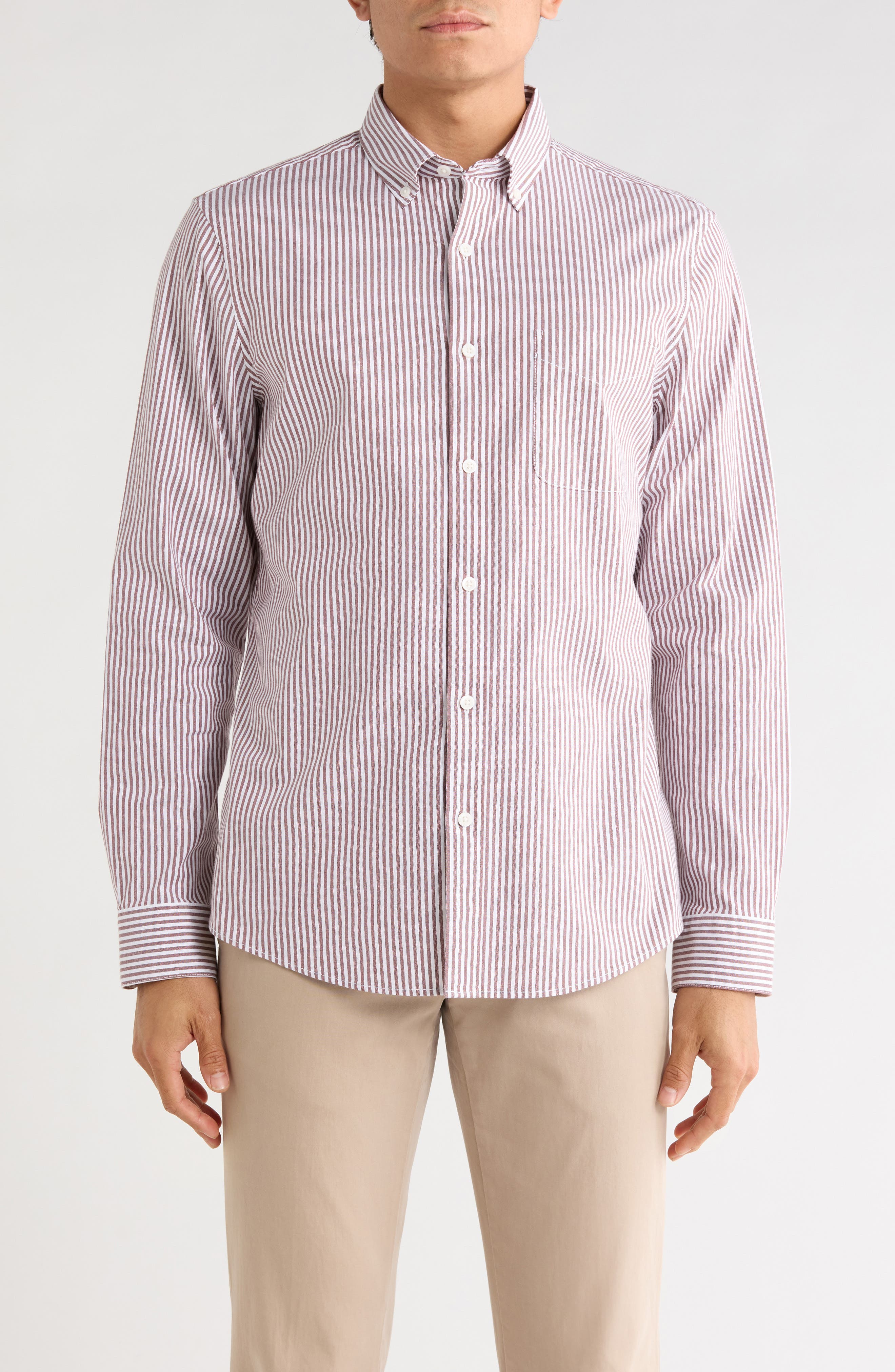 BURGUNDY CHRISTOPHER STRIPE