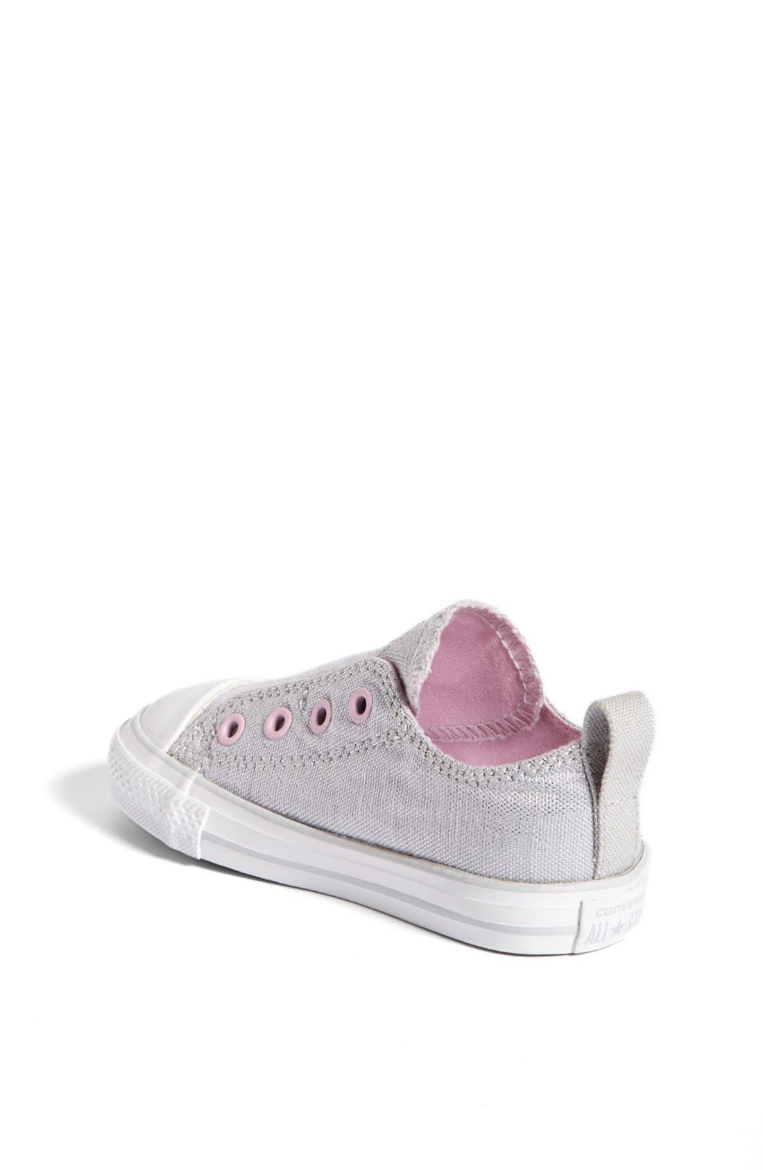 Chuck Taylor® All Star® 'Simple' Slip-On, Alternate, color, METALLIC SILVER/ FAIRY TALE