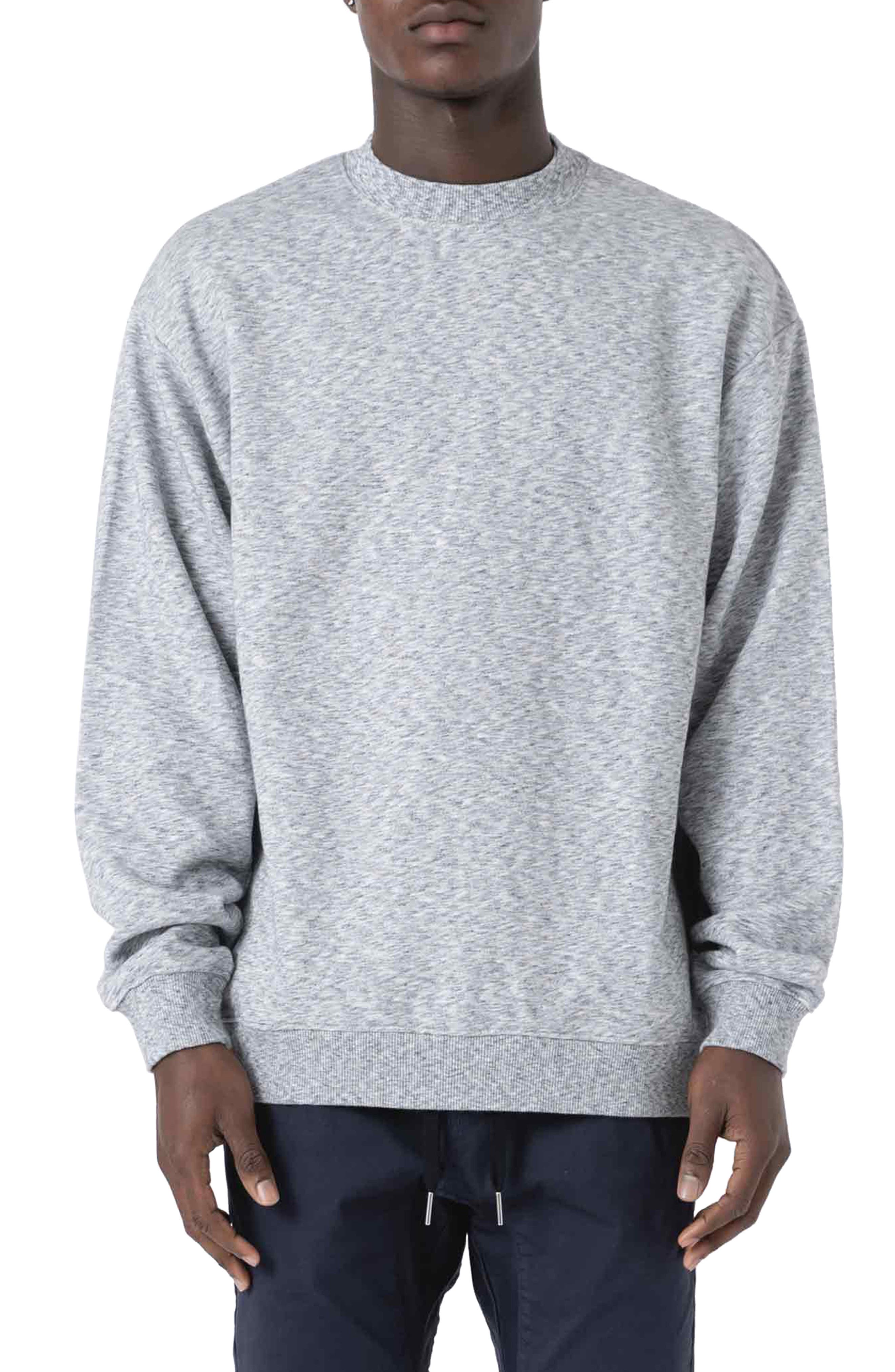ZANEROBE Orgo Oversize Organic Cotton Sweatshirt in Whitenoise 