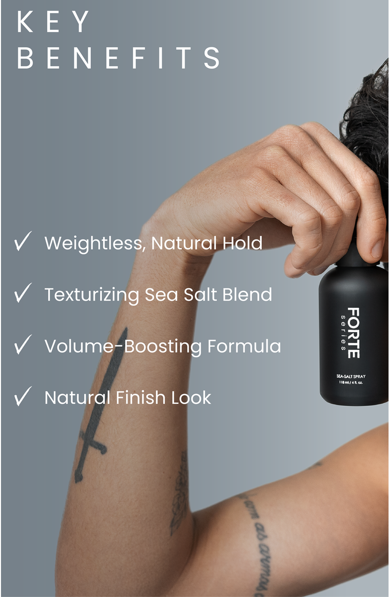 Forte Series Sea Salt Spray, Alternate, color, Black