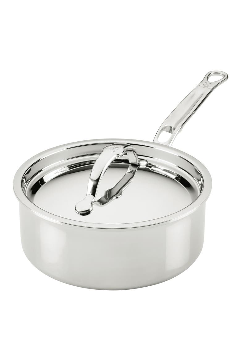 ProBond® Luxe Professional Clad Stainless Steel 2-Quart Saucepan, Main, color, NO COLOR