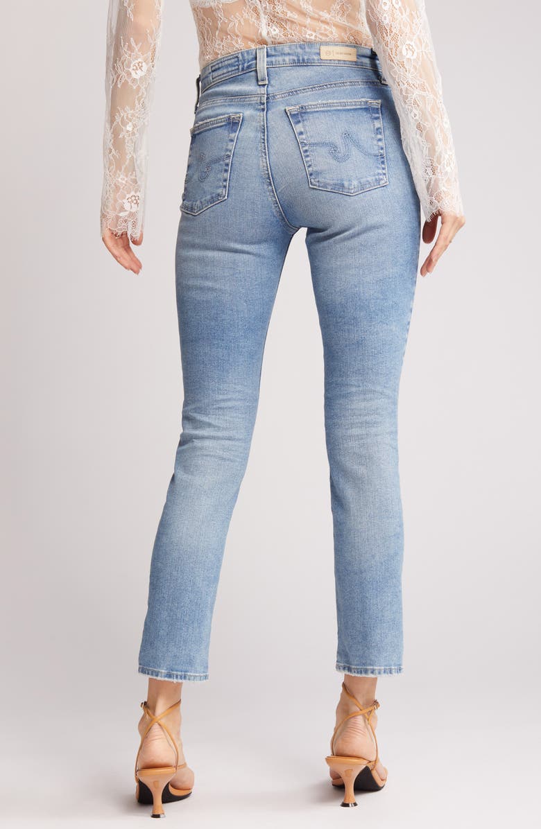 AG Mari High Waist Crop Straight Leg Jeans, Alternate, color, 18 Years Santa Fe