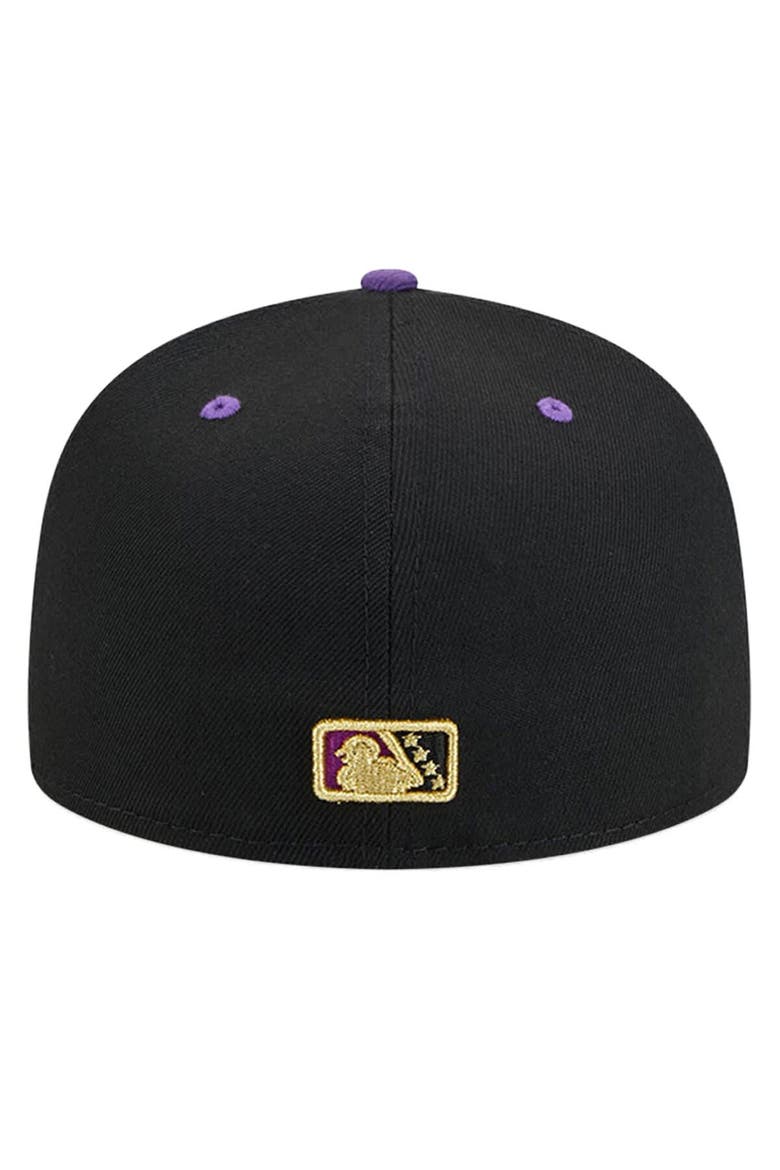 Men's New Era Black Fresno Grizzlies Copa de la Diversión 59FIFTY Fitted Hat, Alternate, color, Black