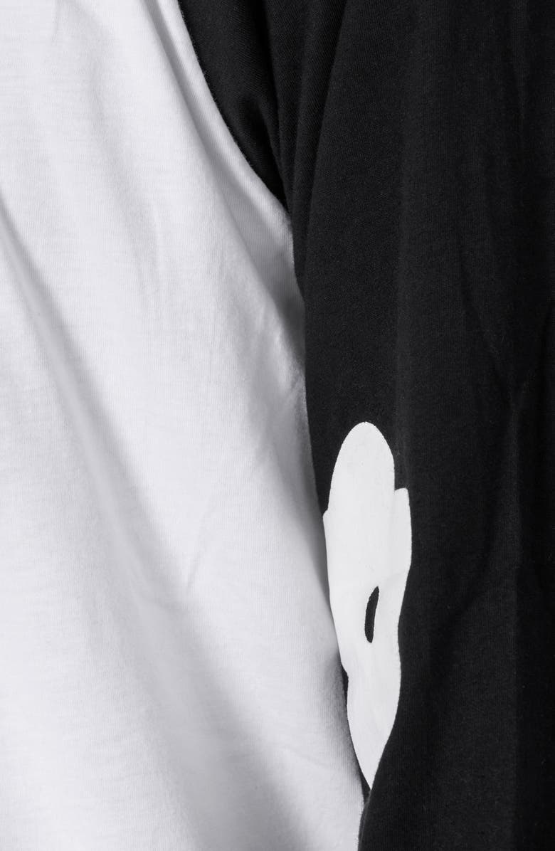 VAST Blur Floral Raglan Sleeve Graphic T-Shirt, Alternate, color,