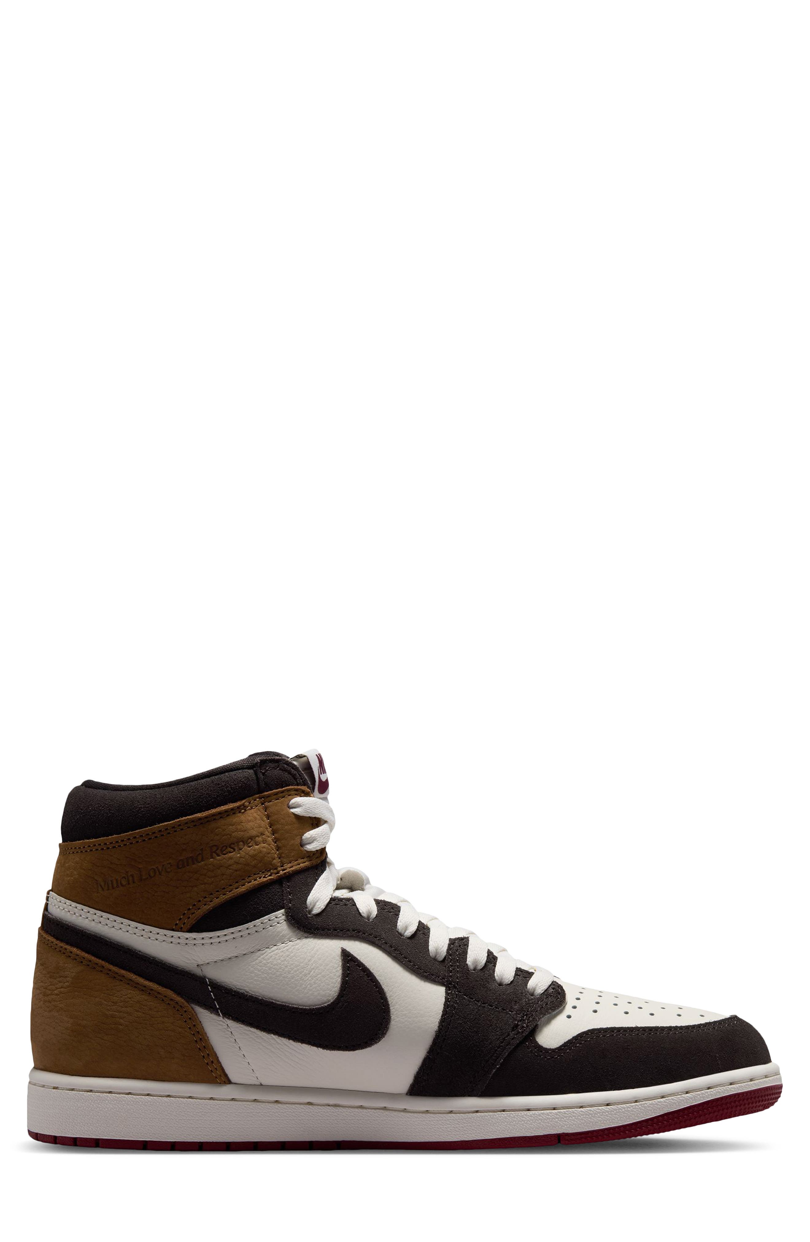 Air Jordan 1 Sneaker, Alternate, color, SHADOW BROWN/ MULTI-COLOR