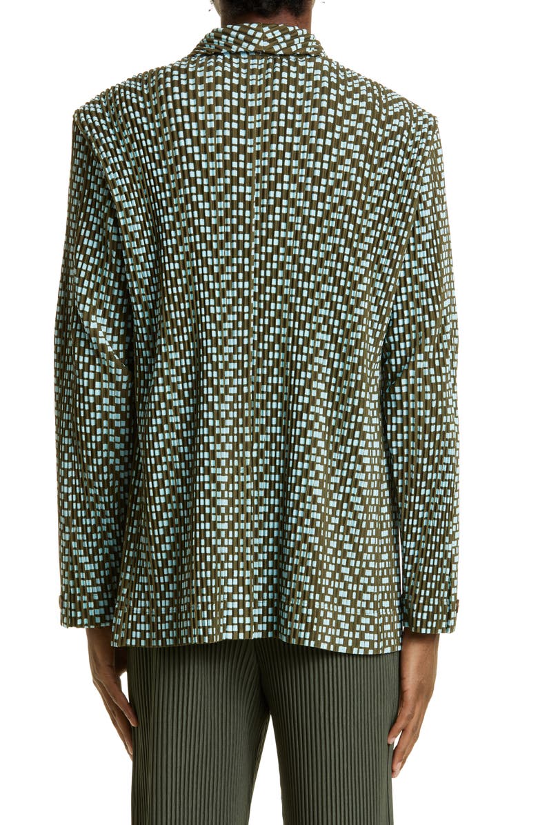 Homme Plissé Issey Miyake Cedar Pleated Sport Coat, Alternate, color, 