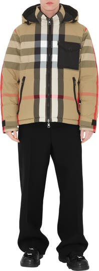Reversible Check Puffer Jacket
