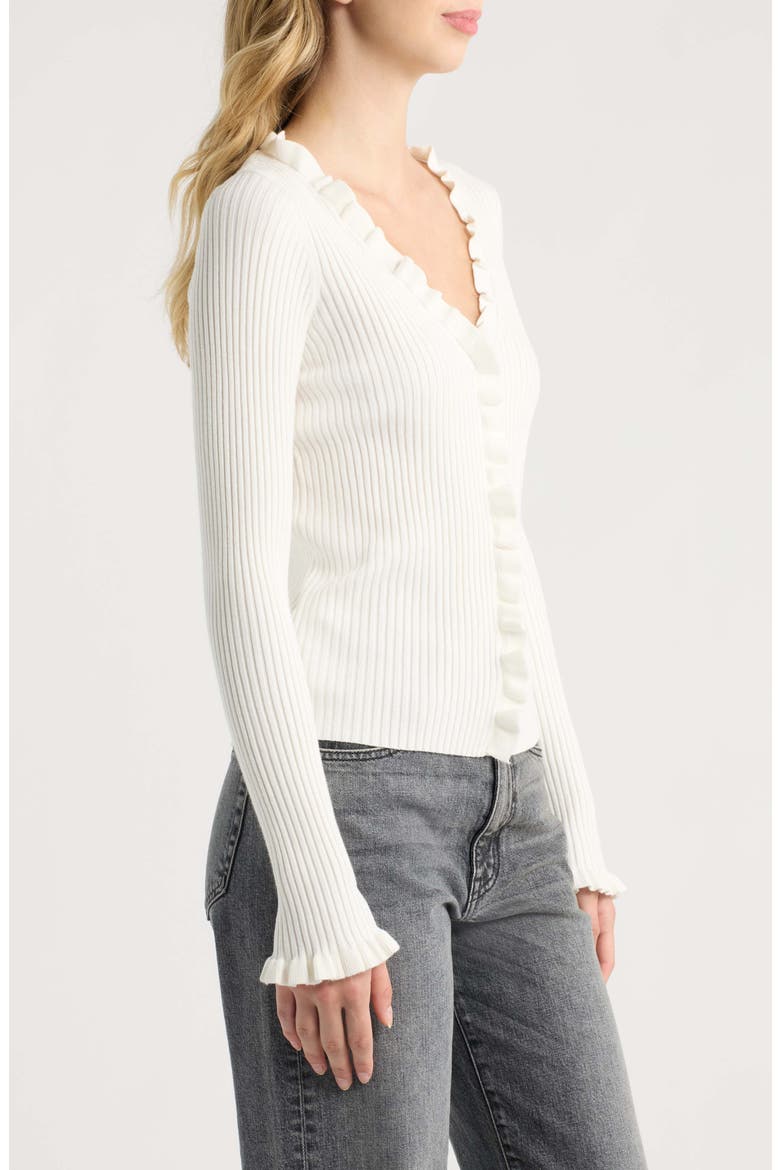 Azucena Cardigan, Alternate, color, ECRU