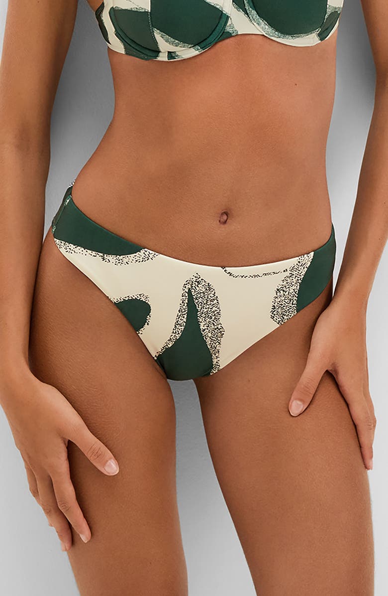 ViX Paula Hermanny Enigma Lindsay Bikini Bottoms, Main, color, Green Multi