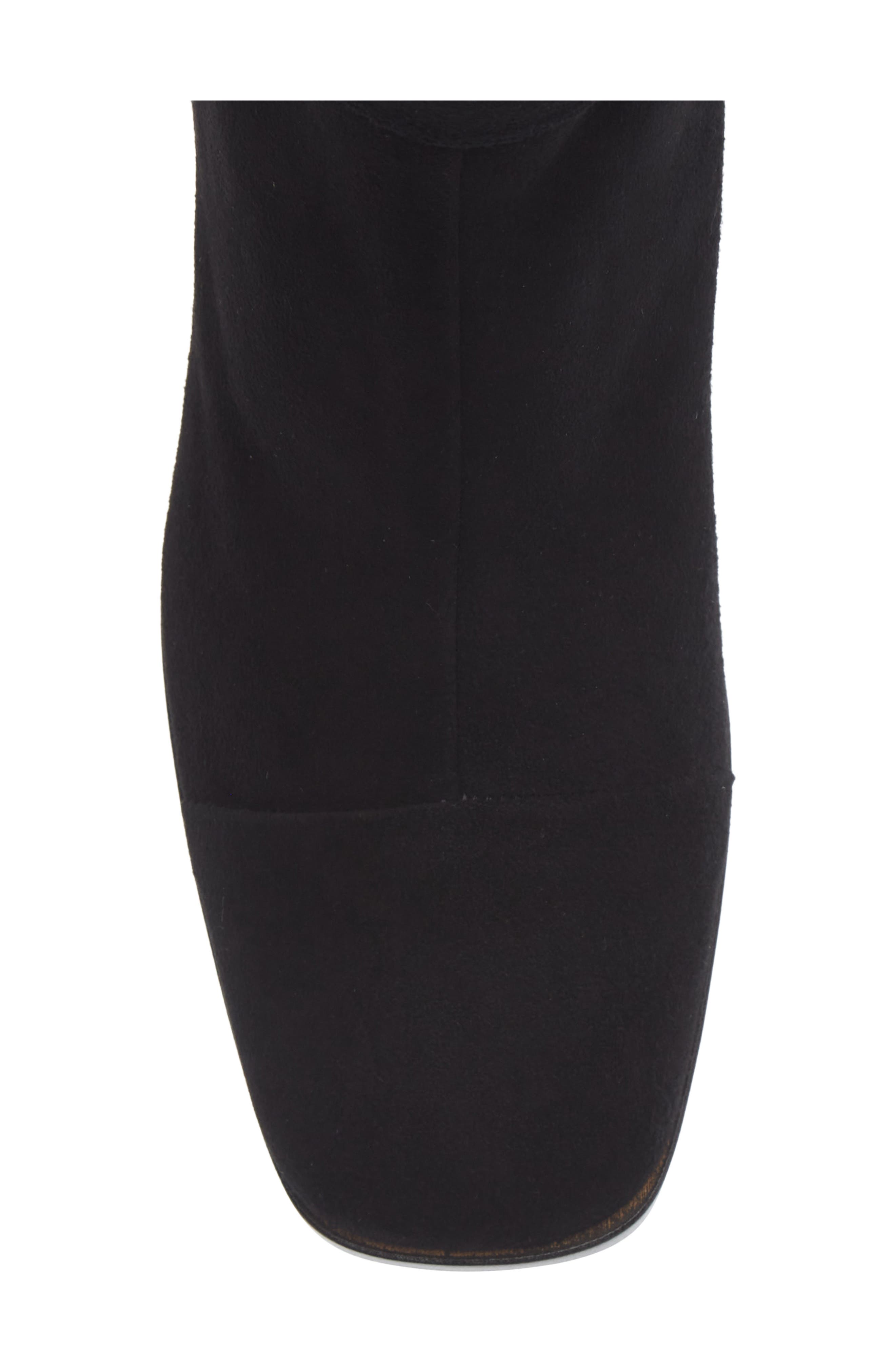 Norma Buckle Bootie, Alternate, color, BLACK SUEDE