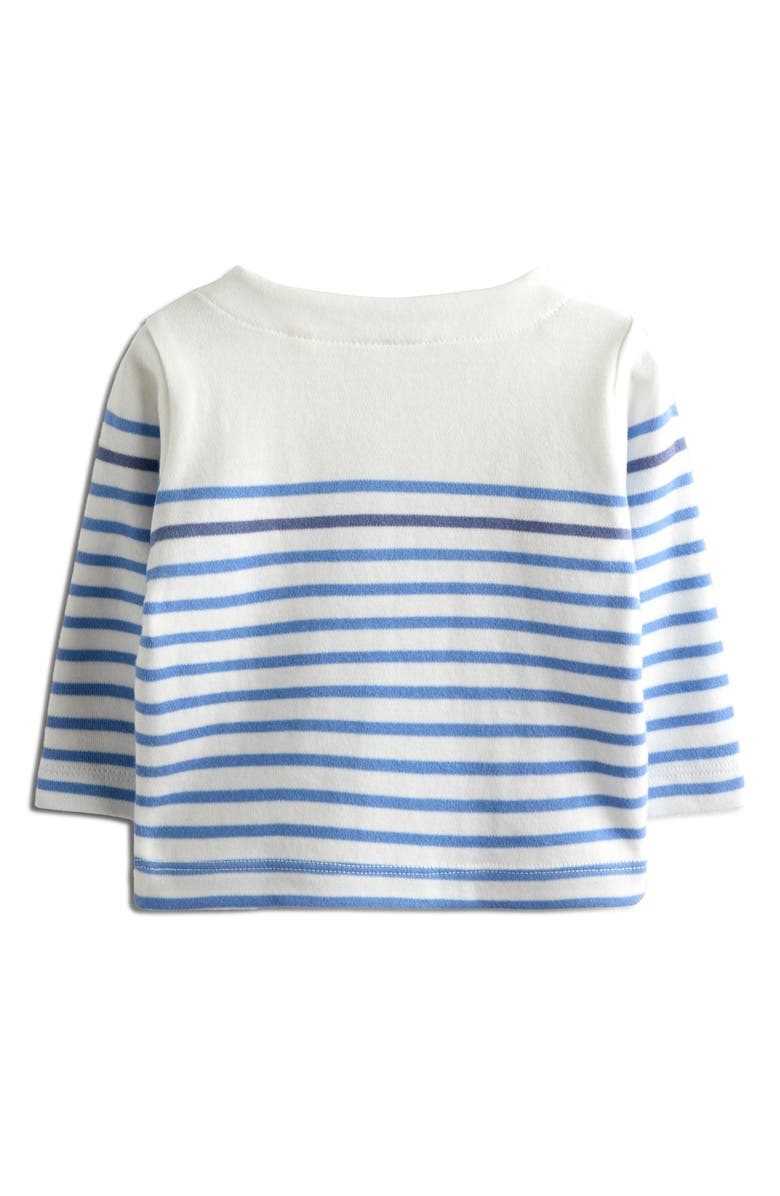 JOJO MAMAN BEBE Bear Stripe Top & Leggings Set, Alternate, color, Cream