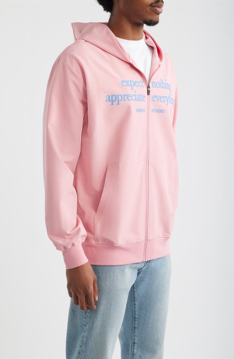 SANTO STUDIO Tempo Appreciate Tech Hooded Zip Jacket - Jett Lawrence Edition, Alternate, color, Pink
