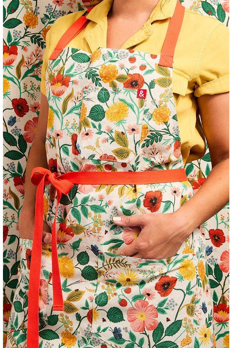 The Essential Apron - Rifle Poppy Fields, Alternate, color, Pattern