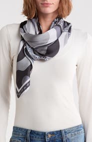 Steve Madden Swirly Girly Satin Scarf
