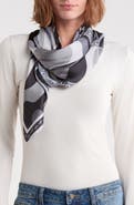 Steve Madden Swirly Girly Satin Scarf