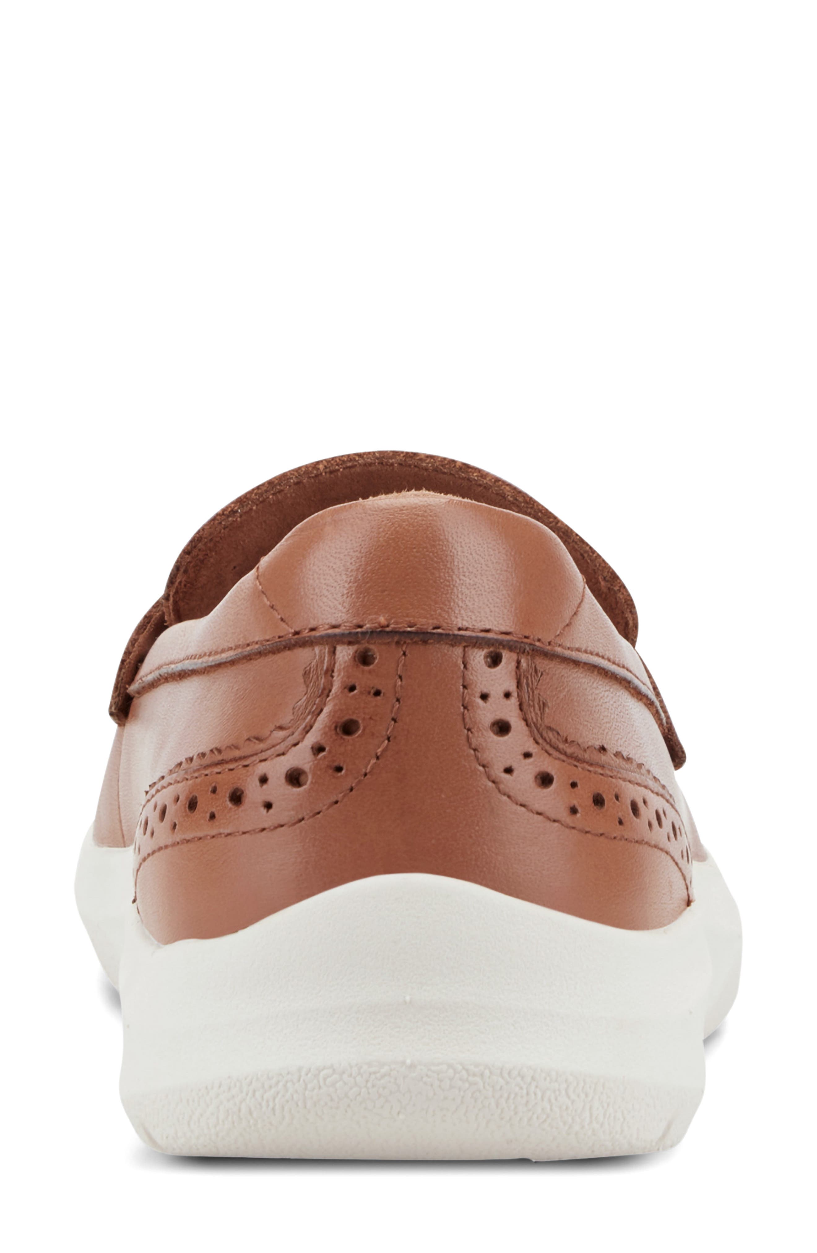 Ryla Penny Loafer, Alternate, color, BROWN