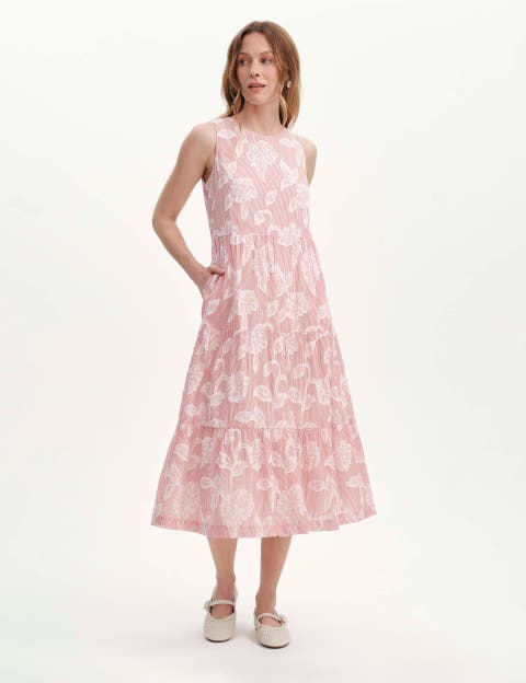 Hollie Petite Sleeveless Tiered Dress