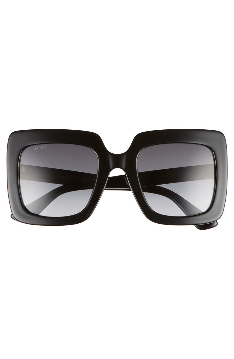 Gucci 53mm Square Sunglasses, Alternate, color, 