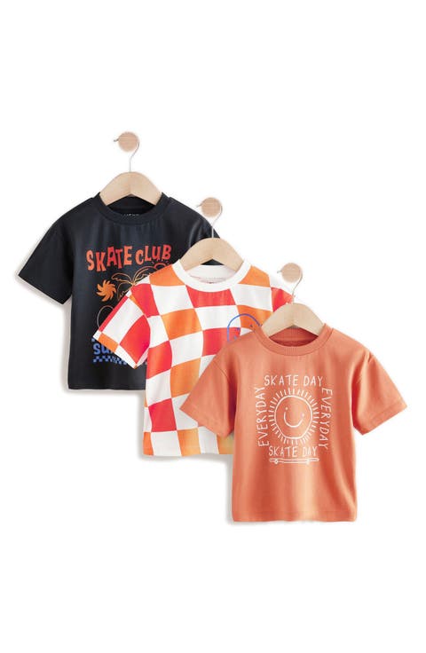 Kids' Assorted 3-Pack Skate Club Graphic T-Shirts (Little Kid)