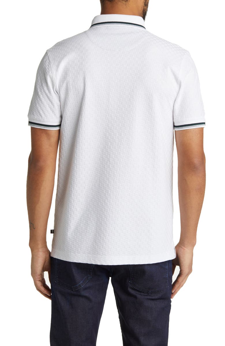 Ted Baker London Palos Regular Fit Textured Cotton Knit Polo, Alternate, color, 