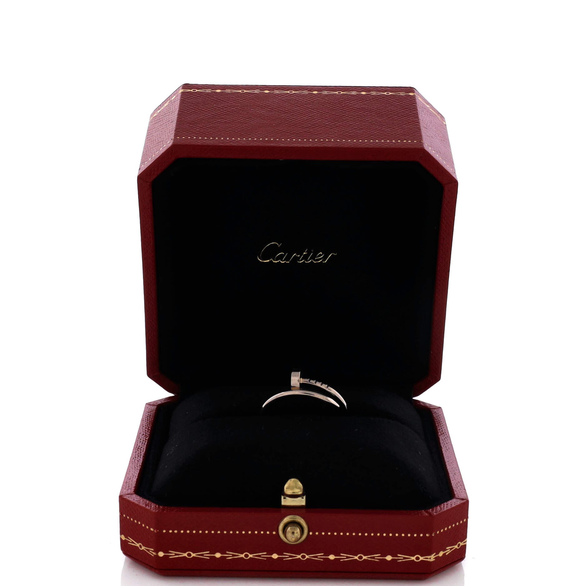 Juste un Clou Ring 18K White Gold Small, Alternate, color, Metallic Gold