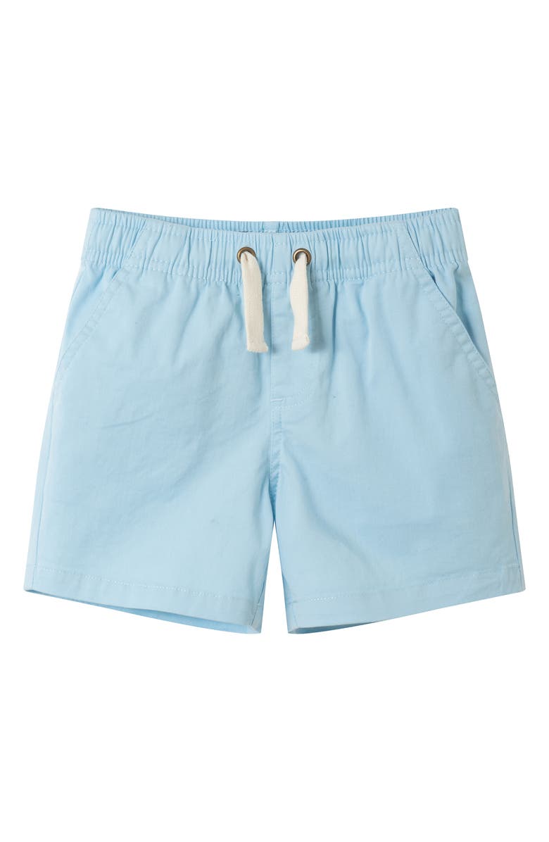 Andy & Evan Kids' Twill Shorts, Main, color, Light Aqua
