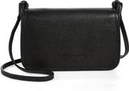 Longchamp Le Foulonné Leather Wallet Crossbody Bag
