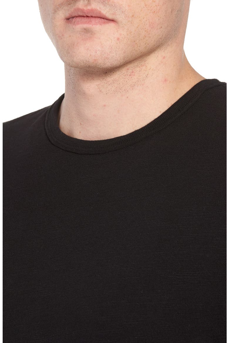Classic Flame Tee, Alternate, color, JET BLACK
