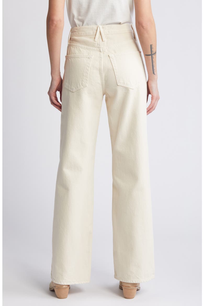 Grace High Waist Wide Leg Jeans, Alternate, color, ECRU
