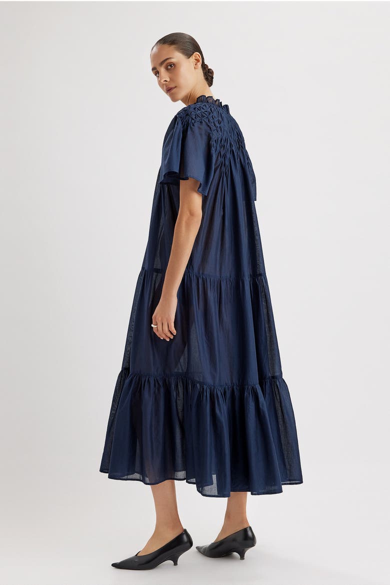 Bejart Dress, Alternate, color, Navy