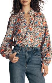 Boden Erica Cotton Frill Top
