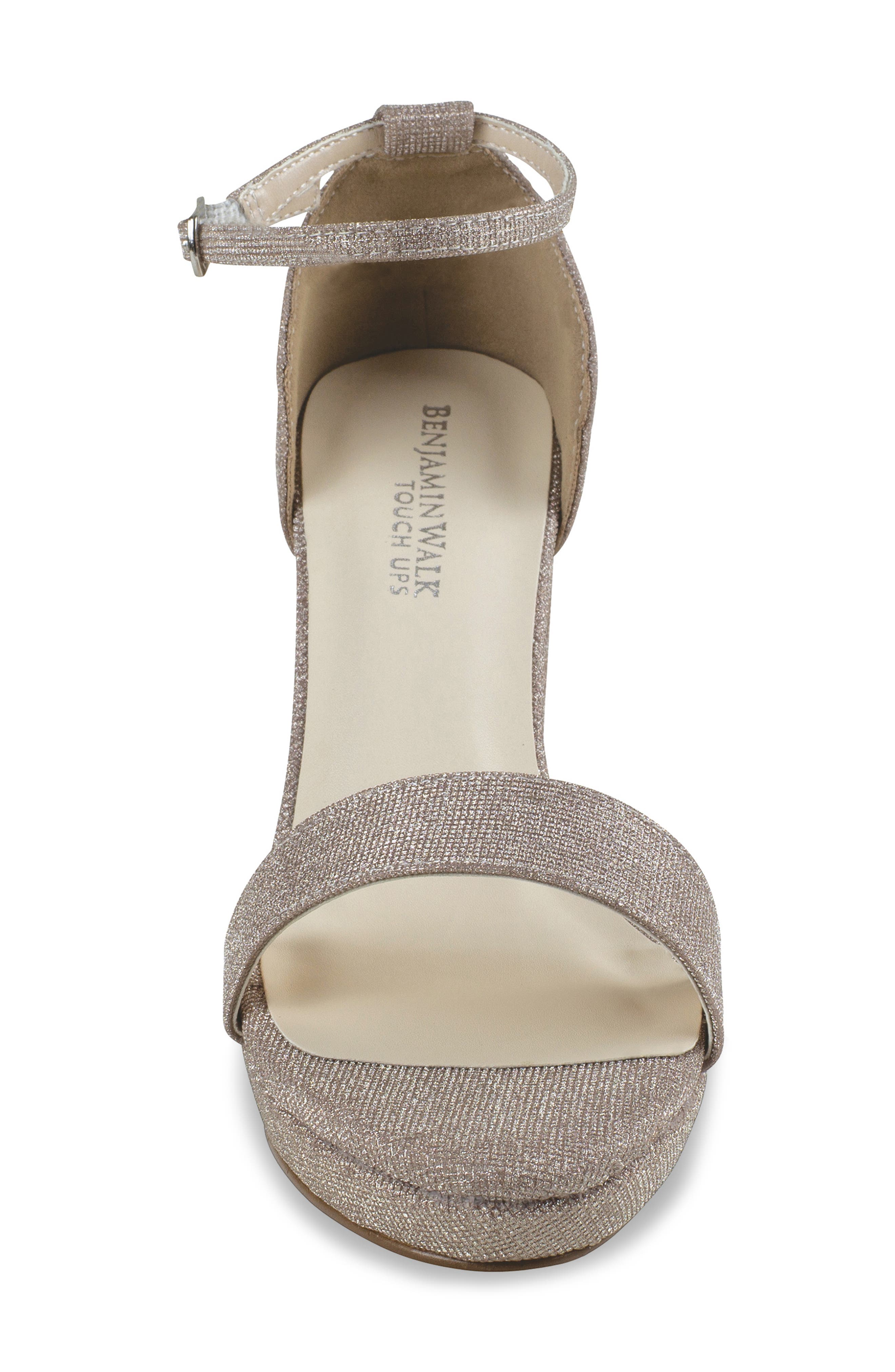 Mia Ankle Strap Sandal, Alternate, color, CHAMPAGNE