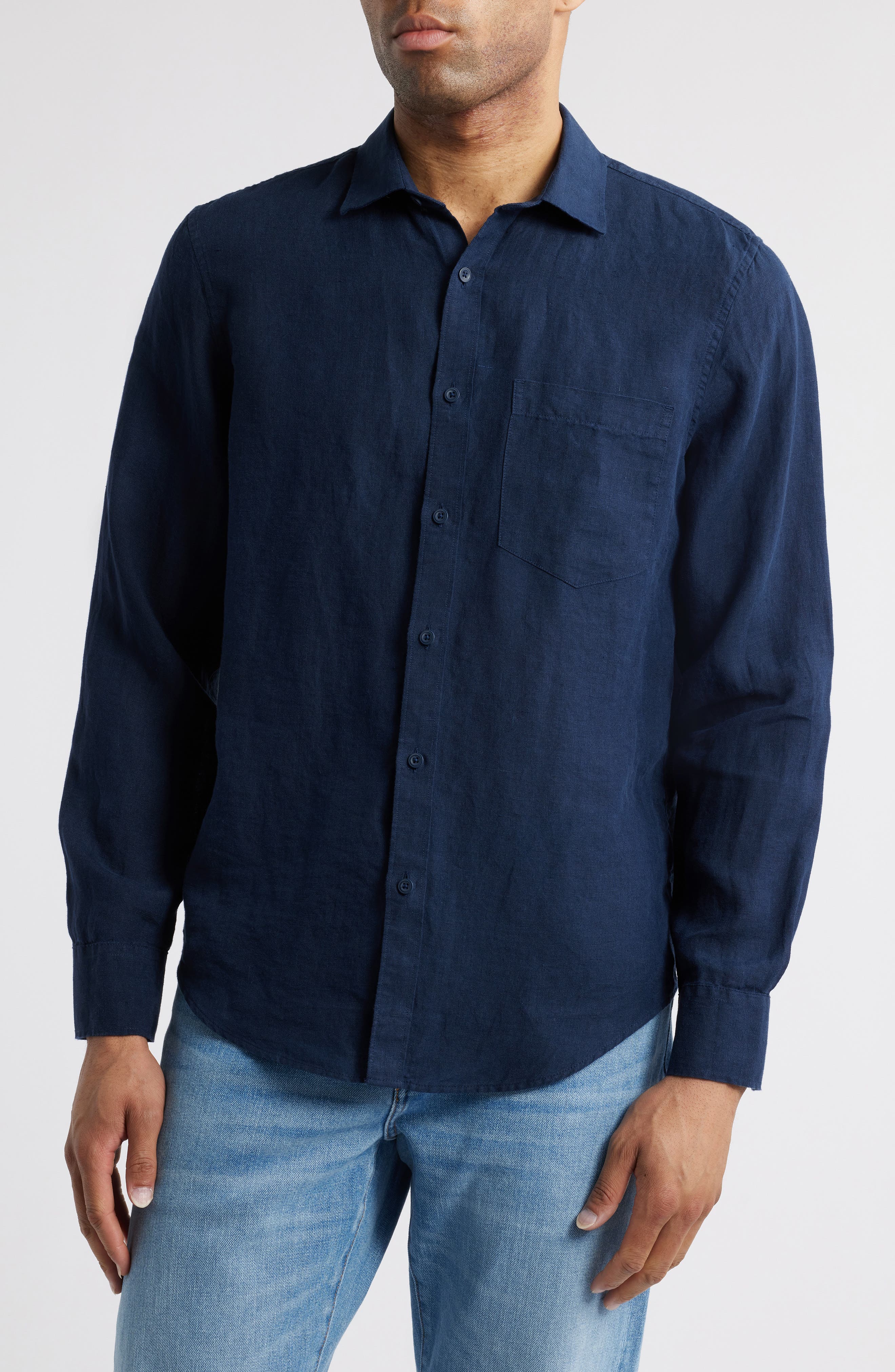 Nordstrom Linen Button-Up Shirt