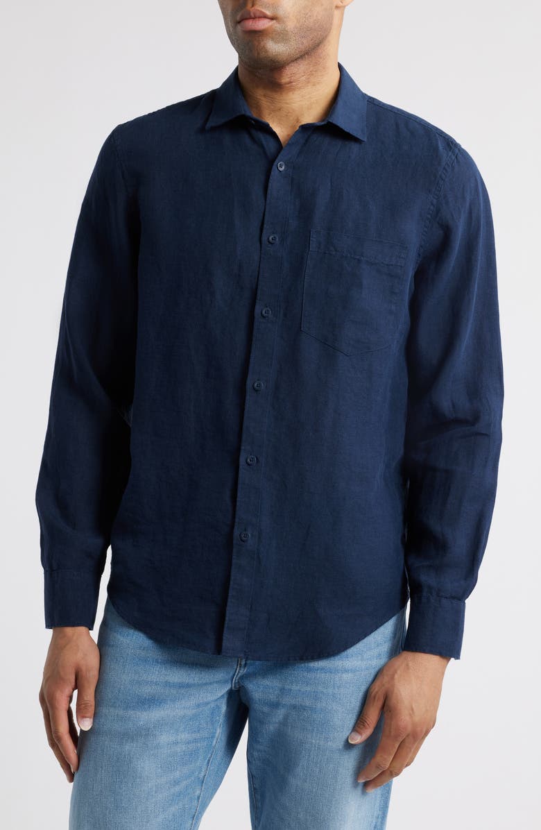 Linen Button-Up Shirt