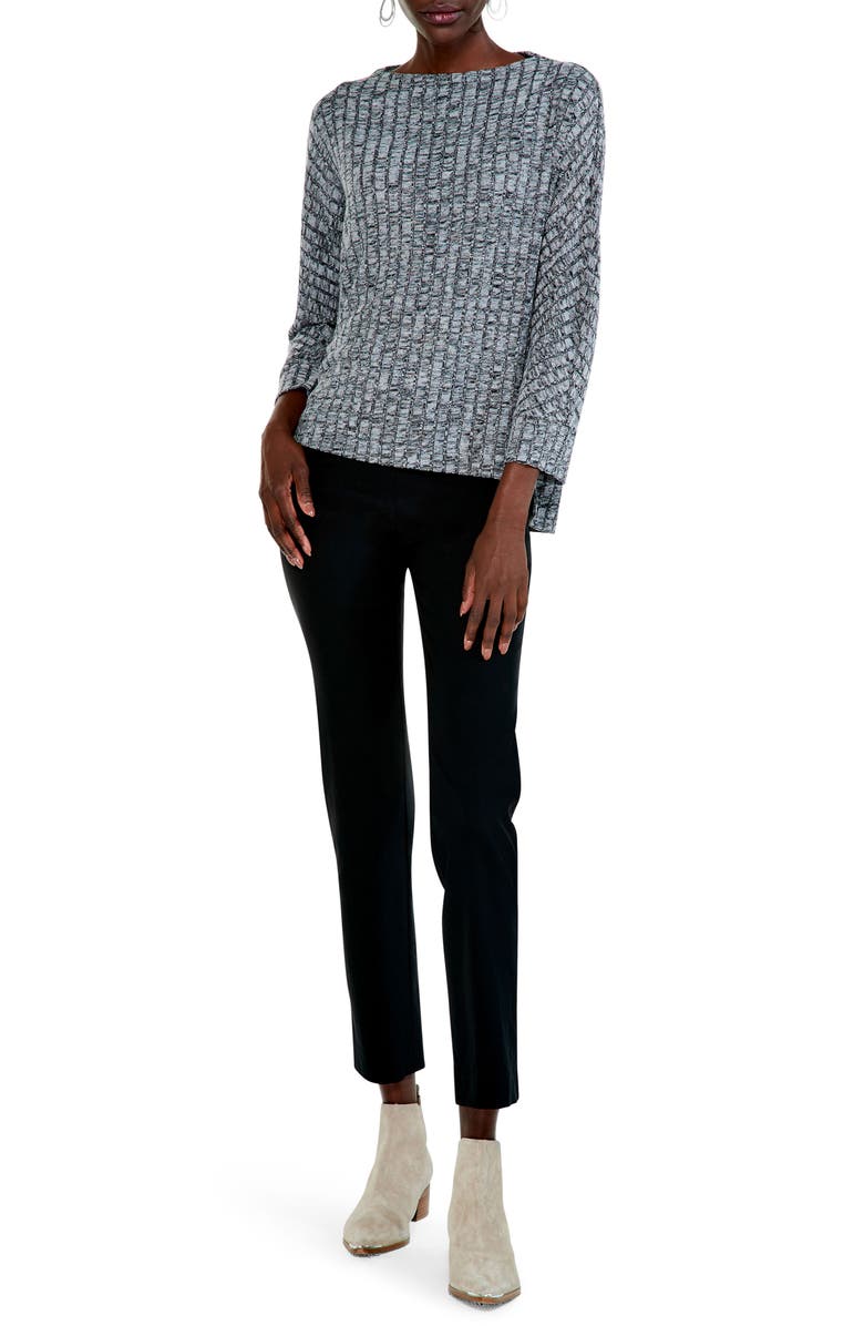 NIC+ZOE Mélange Rib Top, Alternate, color,