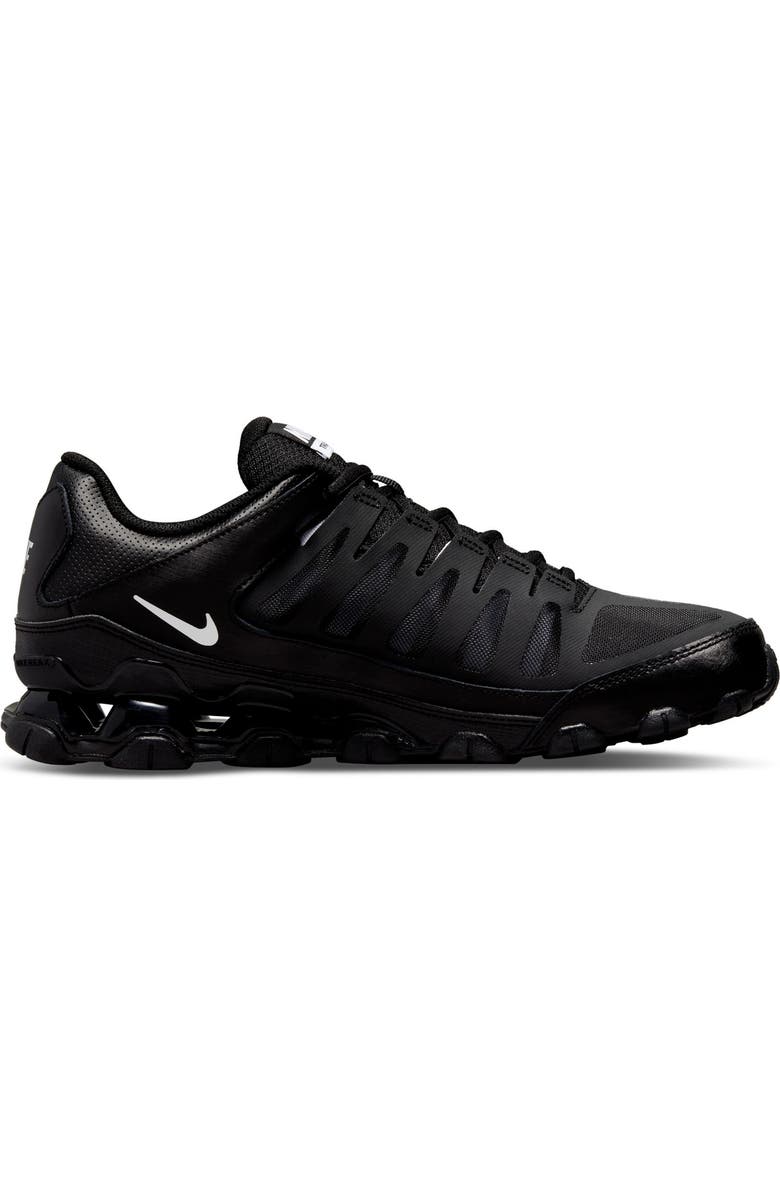 Nike Reax 8 Training Mesh Sneaker, Alternate, color, Black/ White/ Black