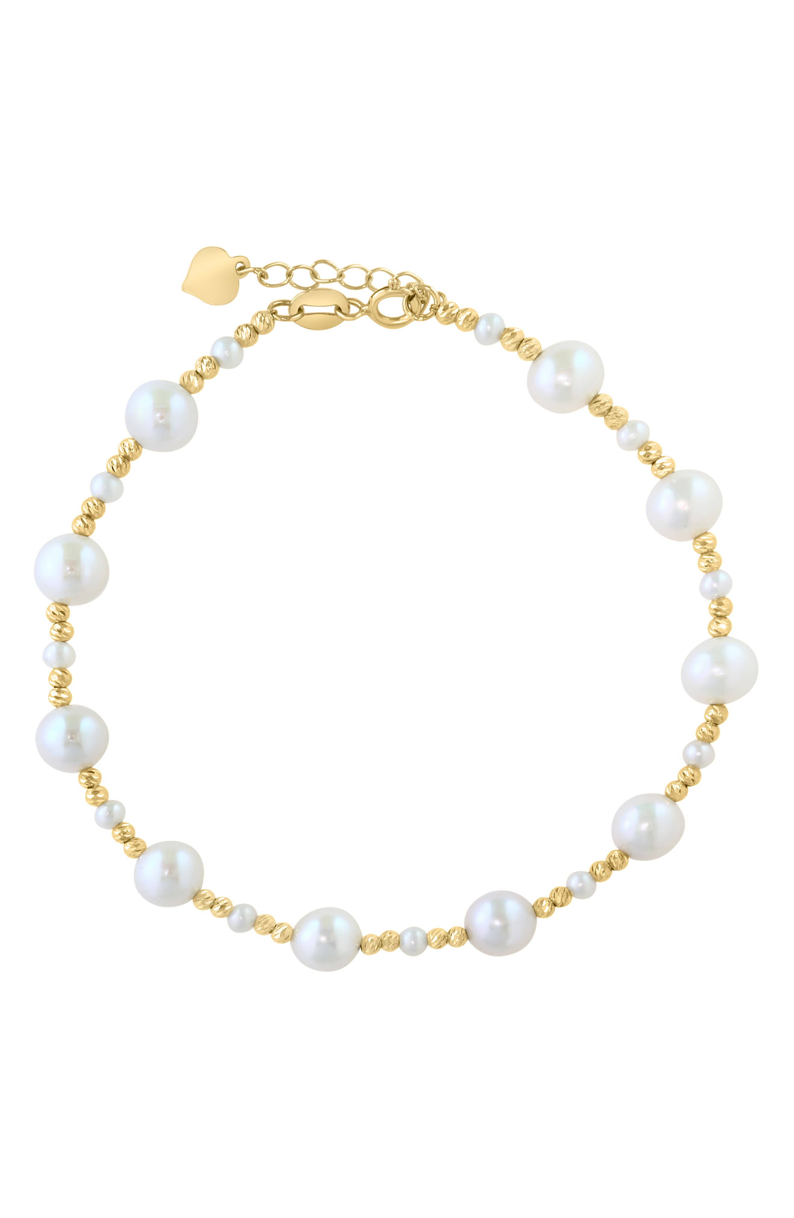 EFFY Freshwater Pearl Beaded Chain Bracelet