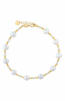 EFFY Freshwater Pearl Beaded Chain Bracelet