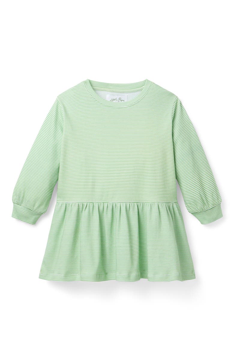 Little Paper Kids London Dress, Main, color, Sage Stripe