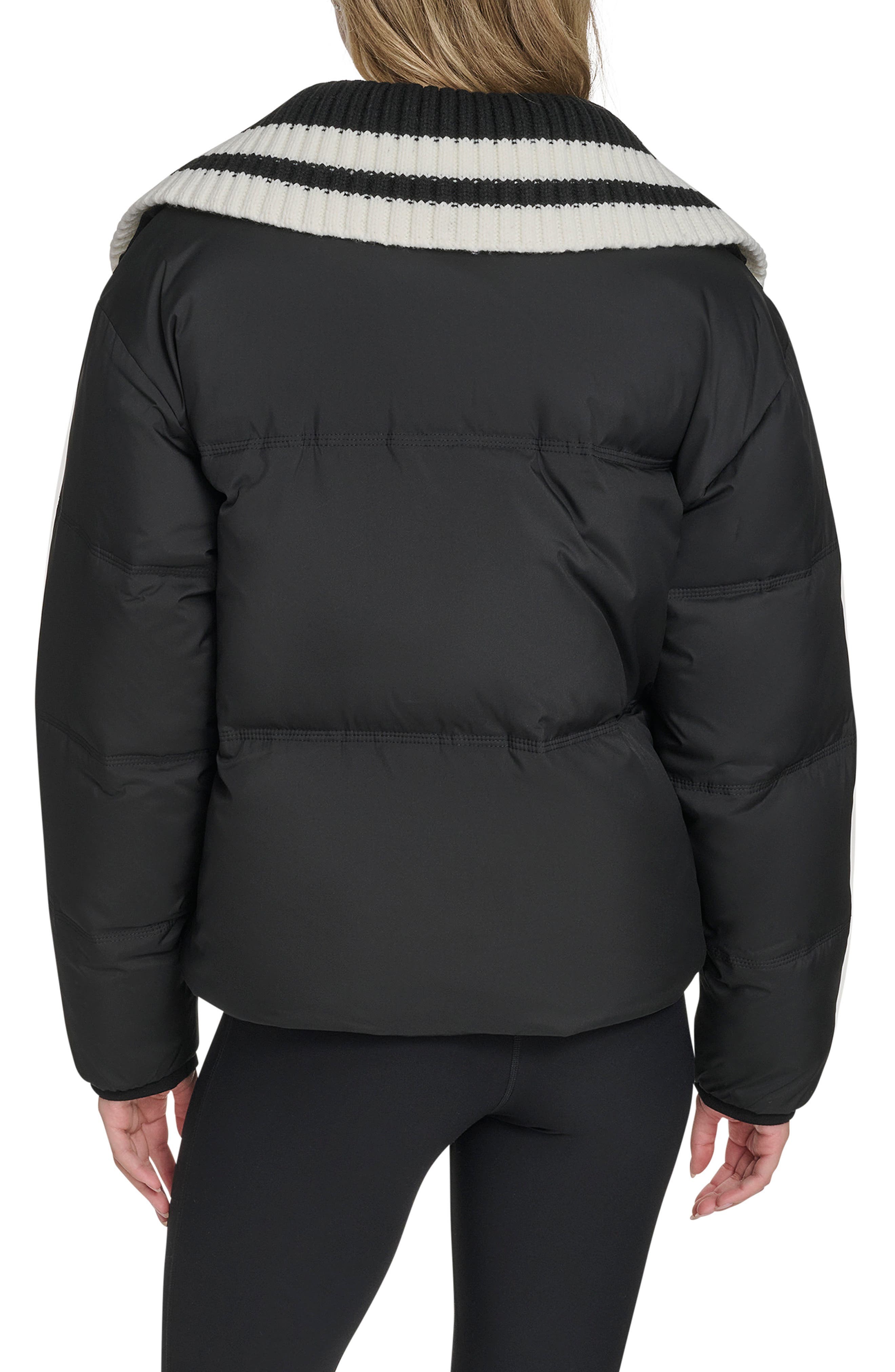 Shawl Collar Puffer Jacket - image 2