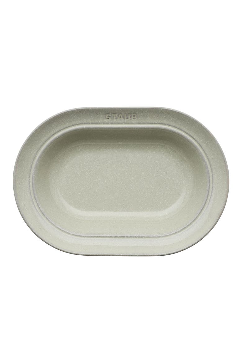 10-Inch Oval Serving Dish, Alternate, color, WHITE TRUFFLE